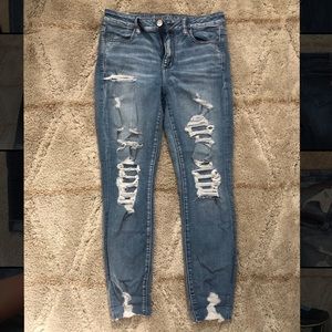 American Eagle Distressed Jeggings